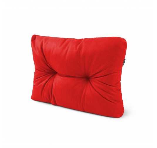 Palettenkissen Seitenkissen, Wasserabweisend, Gesteppt, 60x40x15, Rot