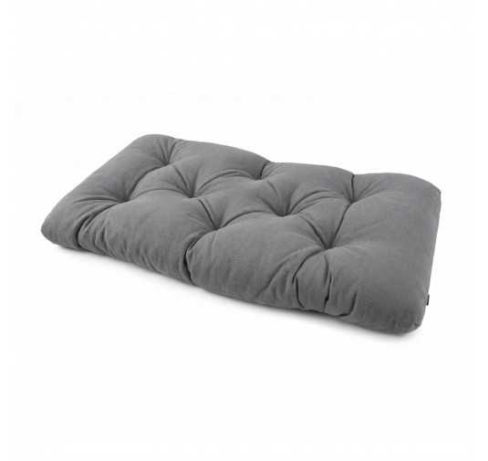 Palettenkissen, Sitzkissen für Europaletten, Gesteppt, 120x60x15 cm, Grau