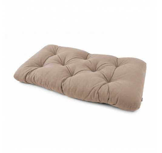 Palettenkissen, Sitzkissen für Europaletten, Gesteppt, 120x60x15 cm, Beige