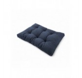 Sitzkissen für Paletten | Gesteppt | Cordstoff | 120x80 cm | Farbe Dunkelblau