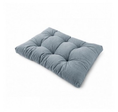 Sitzkissen für Paletten | Gesteppt | Cordstoff | 120x80 cm | Farbe Blau