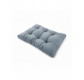 Sitzkissen für Paletten | Gesteppt | Cordstoff | 120x80 cm | Farbe Blau