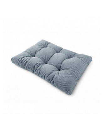 Sitzkissen für Paletten | Gesteppt | Cordstoff | 120x80 cm | Farbe Blau