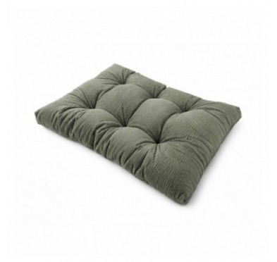 Sitzkissen für Paletten | Gesteppt | Cordstoff | 120x80 cm | Farbe Grün