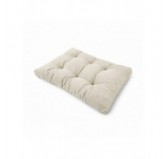 Sitzkissen für Paletten | Gesteppt | Cordstoff | 120x80 cm | Farbe Dunkelbeige