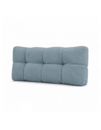 Rückenkissen für Paletten | Gesteppt | Cordstoff | 120x40 cm | Farbe Blau
