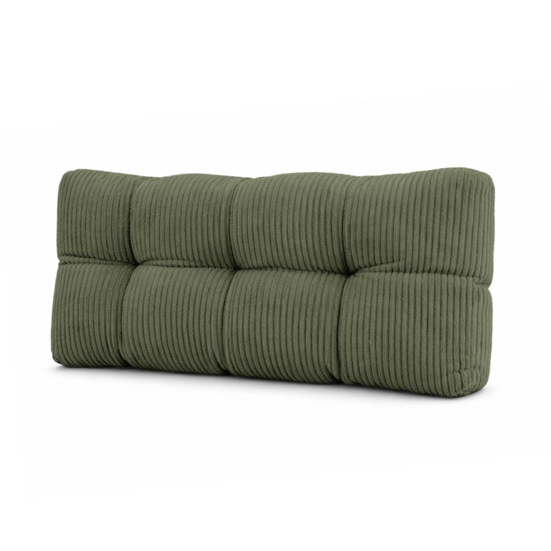 Rückenkissen für Paletten | Gesteppt | Cordstoff | 120x40 cm | Farbe Grün