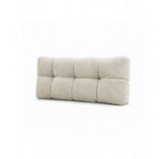 Rückenkissen für Paletten | Gesteppt | Cordstoff | 120x40 cm | Farbe Dunkelbeige