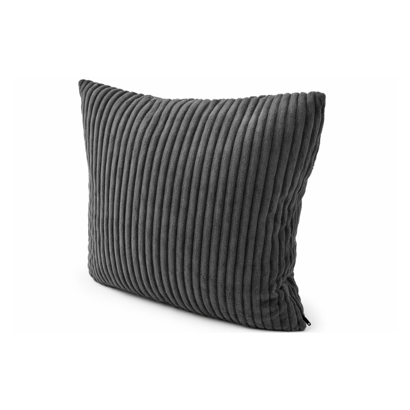 Dekokissen für Paletten | Gesteppt | Cordstoff | 40x40 cm | Farbe Dunkelgrau