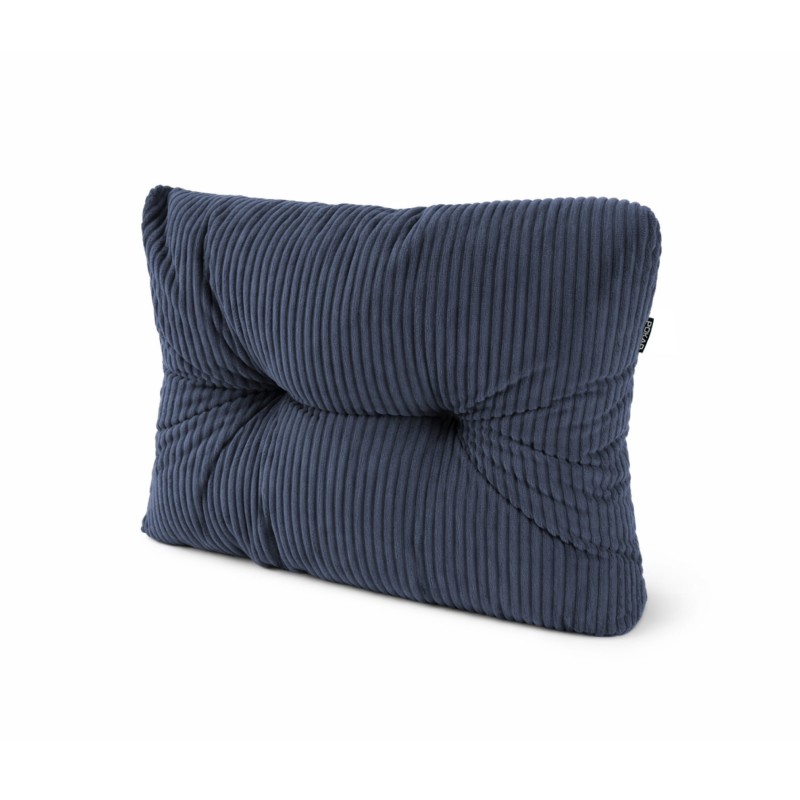 Seitenkissen für Paletten | Gesteppt | Cordstoff | 60x40 cm | Farbe Dunkelblau