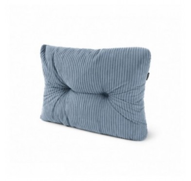 Seitenkissen für Paletten | Gesteppt | Cordstoff | 60x40 cm | Farbe Blau