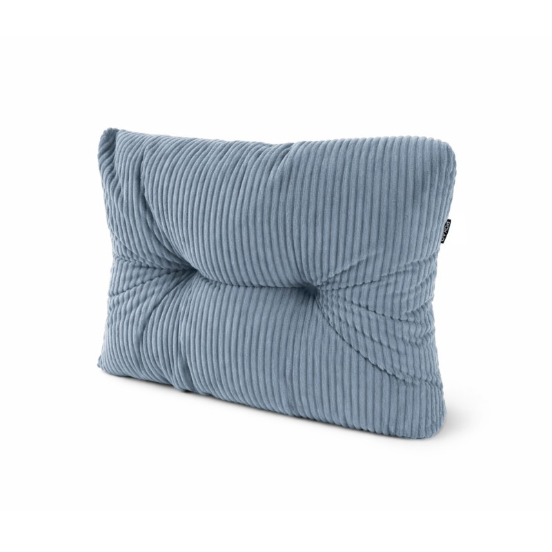 Seitenkissen für Paletten | Gesteppt | Cordstoff | 60x40 cm | Farbe Blau