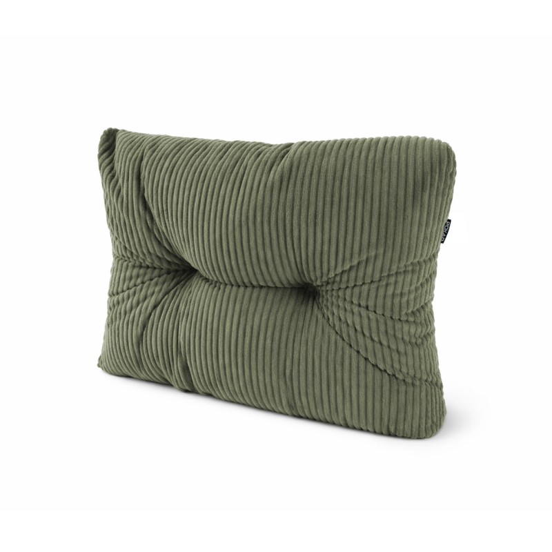 Seitenkissen für Paletten | Gesteppt | Cordstoff | 60x40 cm | Farbe Grün