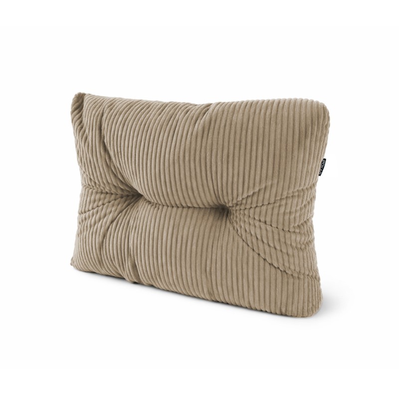 Seitenkissen für Paletten | Gesteppt | Cordstoff | 60x40 cm | Farbe Braun