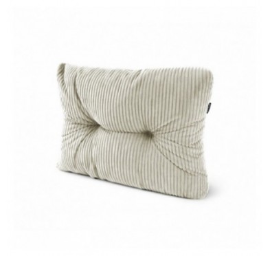 Seitenkissen für Paletten | Gesteppt | Cordstoff | 60x40 cm | Farbe Dunkelbeige