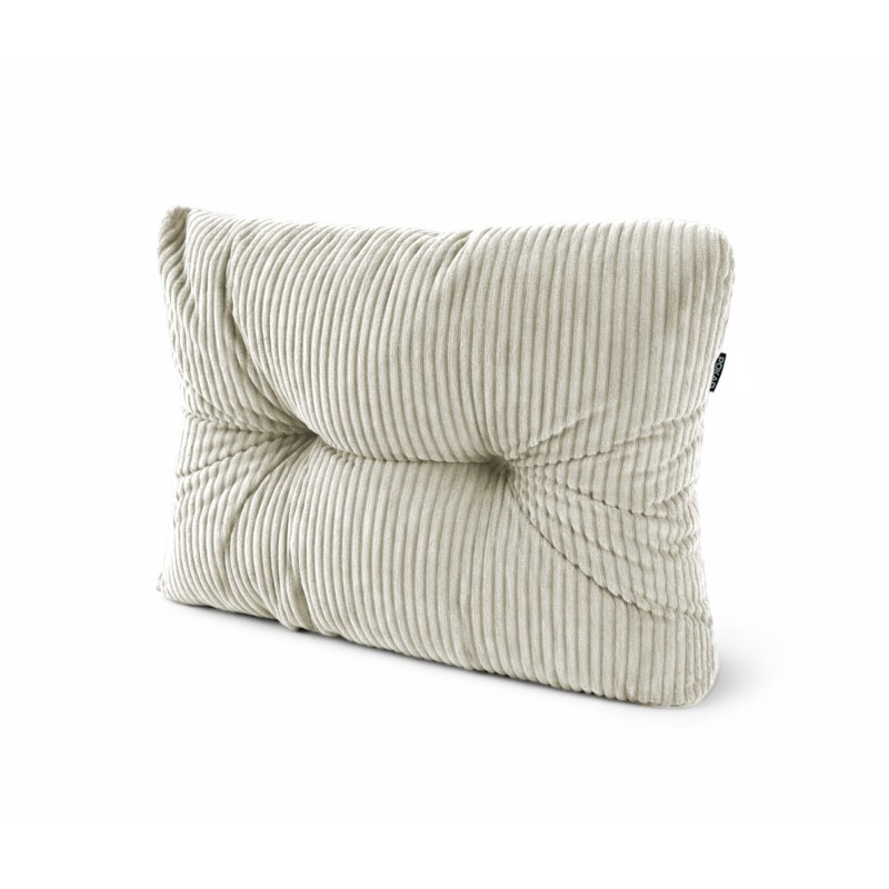 Seitenkissen für Paletten | Gesteppt | Cordstoff | 60x40 cm | Farbe Dunkelbeige
