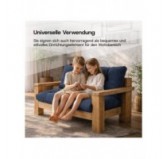 2er Set Palettenkissen | Gesteppt | Cordstoff | Farbe Dunkelbeige