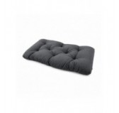 Sitzkissen für Paletten | Gesteppt | Cordstoff | 120x60 cm | Farbe Dunkelgrau