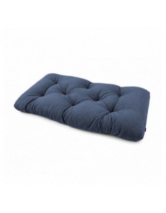 Sitzkissen für Paletten | Gesteppt | Cordstoff | 120x60 cm | Farbe Dunkelblau