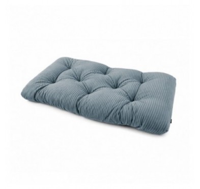 Sitzkissen für Paletten | Gesteppt | Cordstoff | 120x60 cm | Farbe Blau
