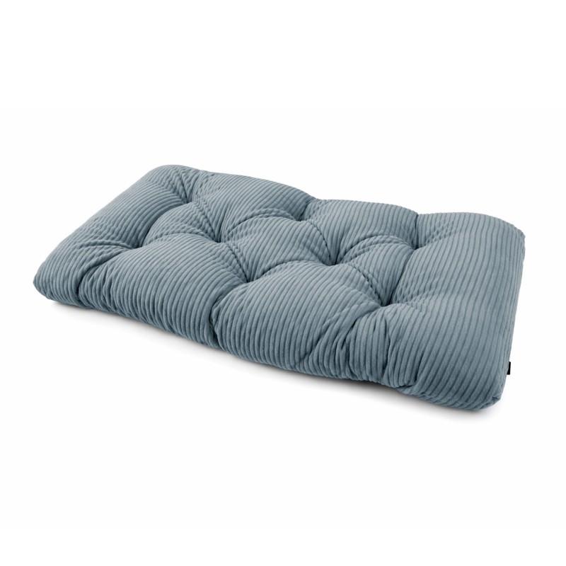 Sitzkissen für Paletten | Gesteppt | Cordstoff | 120x60 cm | Farbe Blau