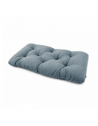 Sitzkissen für Paletten | Gesteppt | Cordstoff | 120x60 cm | Farbe Blau