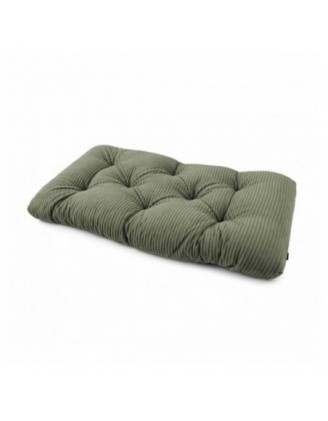 Sitzkissen für Paletten | Gesteppt | Cordstoff | 120x60 cm | Farbe Grün