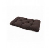 Sitzkissen für Paletten | Gesteppt | Cordstoff | 120x60 cm | Farbe Dunkelbraun