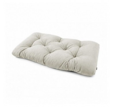 Sitzkissen für Paletten | Gesteppt | Cordstoff | 120x60 cm | Farbe Dunkelbeige