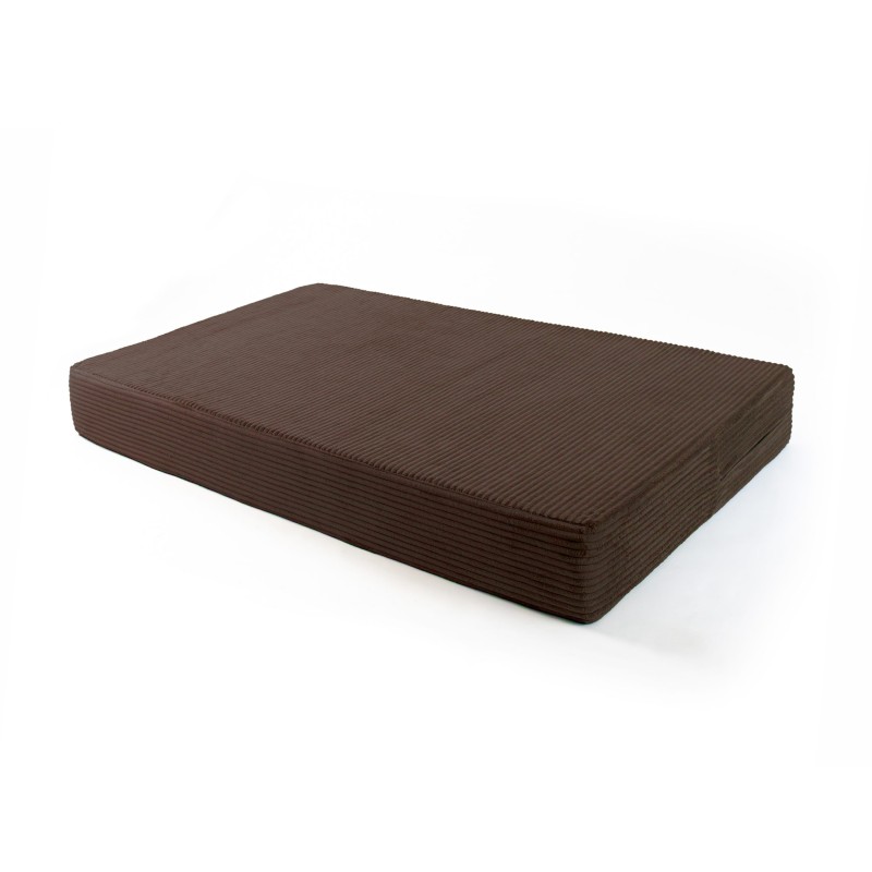 Sitzkissen für Paletten | Cordstoff | 120x80 cm | Farbe Dunkelbraun