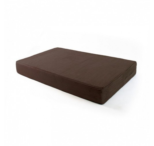 Sitzkissen für Paletten | Cordstoff | 120x80 cm | Farbe Dunkelbraun