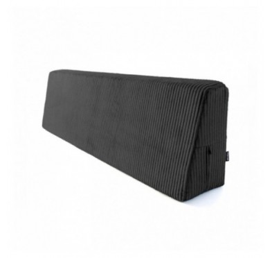 Rückenkissen für Paletten | Cordstoff | 120x40 cm | Farbe Dunkelgrau