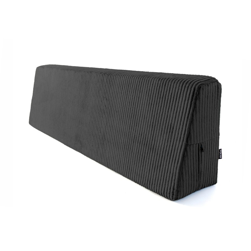 Rückenkissen für Paletten | Cordstoff | 120x40 cm | Farbe Dunkelgrau
