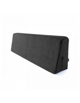 Rückenkissen für Paletten | Cordstoff | 120x40 cm | Farbe Dunkelgrau