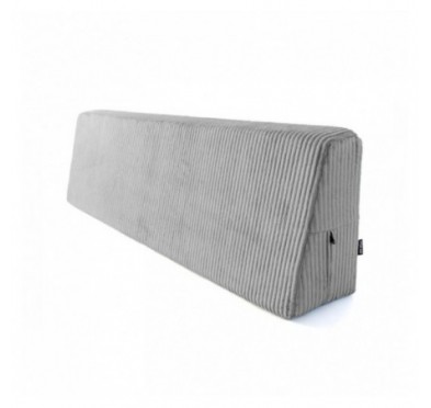 Rückenkissen für Paletten | Cordstoff | 120x40 cm | Farbe Grau