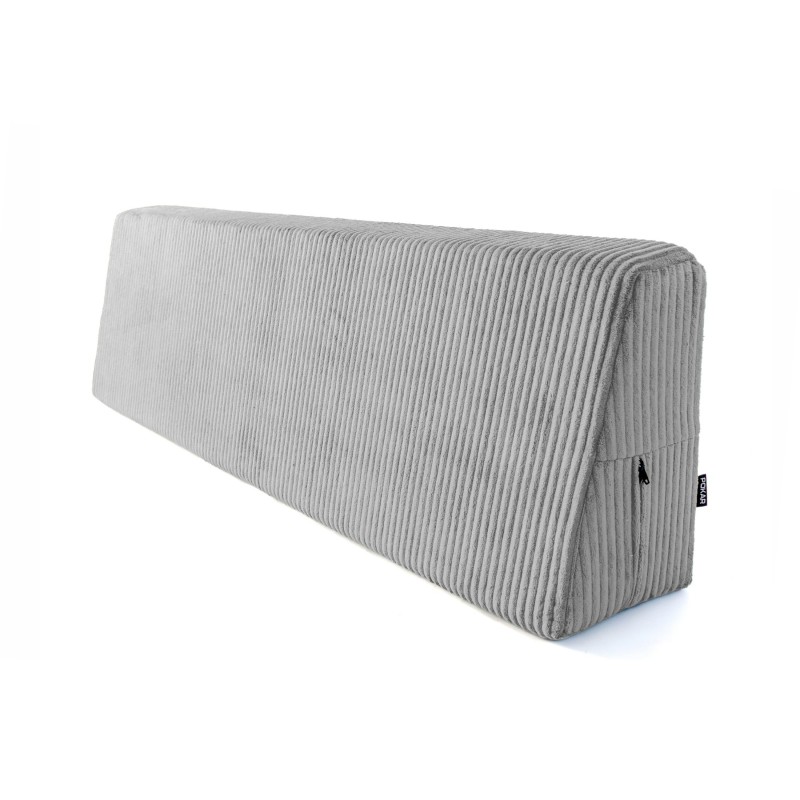 Rückenkissen für Paletten | Cordstoff | 120x40 cm | Farbe Grau