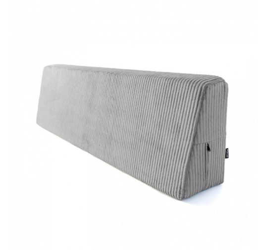 Rückenkissen für Paletten | Cordstoff | 120x40 cm | Farbe Grau