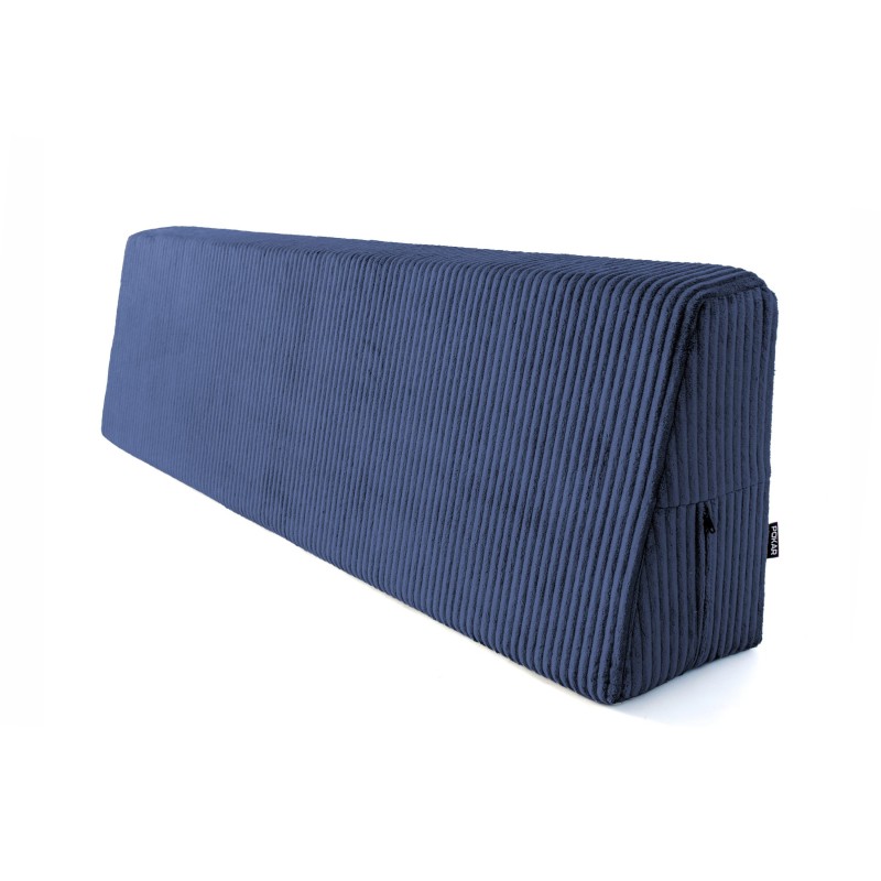 Rückenkissen für Paletten | Cordstoff | 120x40 cm | Farbe Dunkelblau