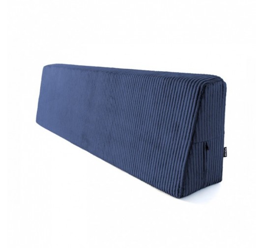 Rückenkissen für Paletten | Cordstoff | 120x40 cm | Farbe Dunkelblau