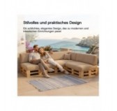 Rückenkissen für Paletten | Cordstoff | 120x40 cm | Farbe Dunkelblau