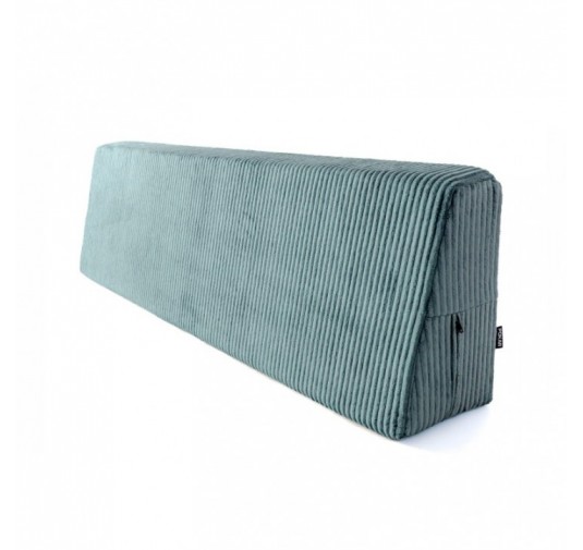 Rückenkissen für Paletten | Cordstoff | 120x40 cm | Farbe Blau