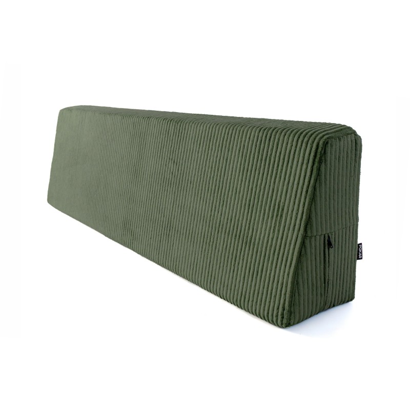 Rückenkissen für Paletten | Cordstoff | 120x40 cm | Farbe Dunkelgrün