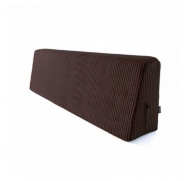Rückenkissen für Paletten | Cordstoff | 120x40 cm | Farbe Dunkelbraun