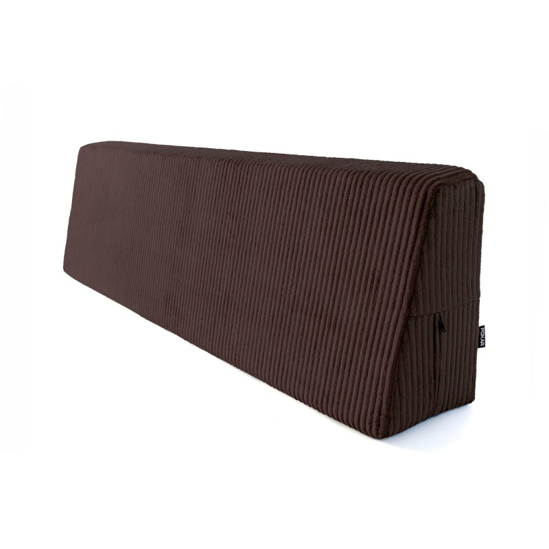 Rückenkissen für Paletten | Cordstoff | 120x40 cm | Farbe Dunkelbraun