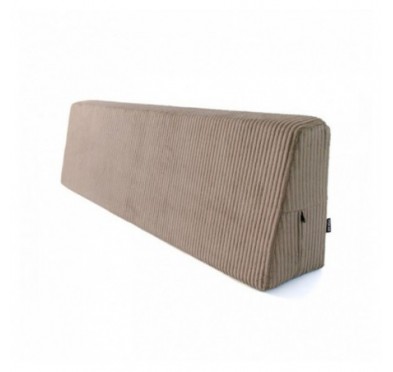 Rückenkissen für Paletten | Cordstoff | 120x40 cm | Farbe Braun