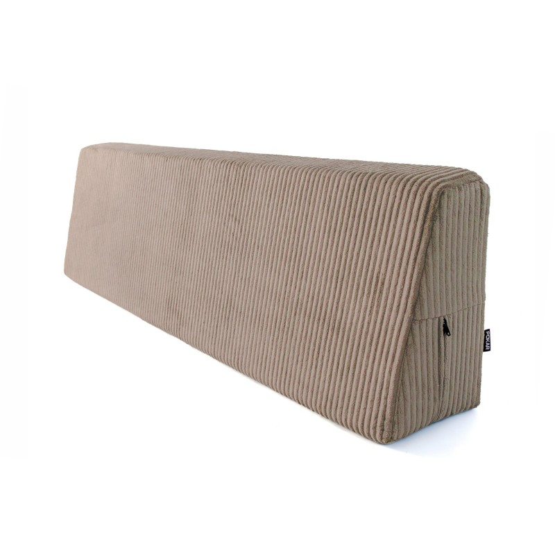 Rückenkissen für Paletten | Cordstoff | 120x40 cm | Farbe Braun