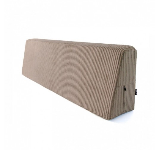 Rückenkissen für Paletten | Cordstoff | 120x40 cm | Farbe Braun
