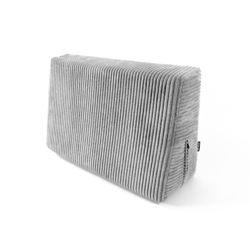 Seitenkissen für Paletten | Cordstoff | 60x40 cm | Farbe Grau