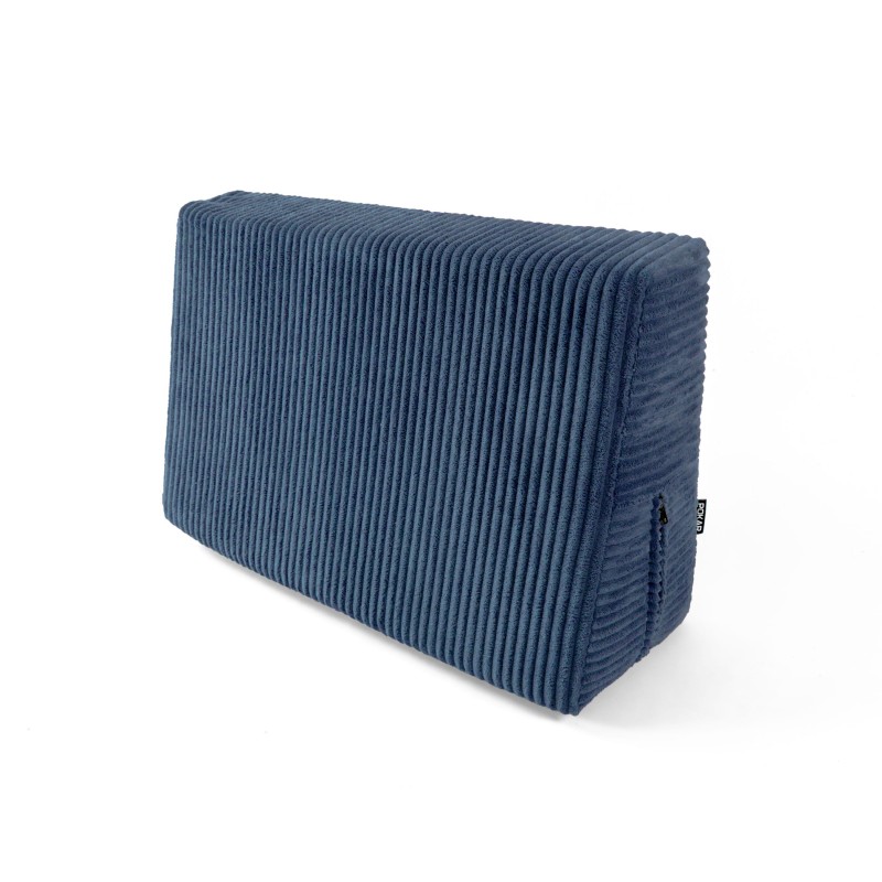 Seitenkissen für Paletten | Cordstoff | 60x40 cm | Farbe Dunkelblau