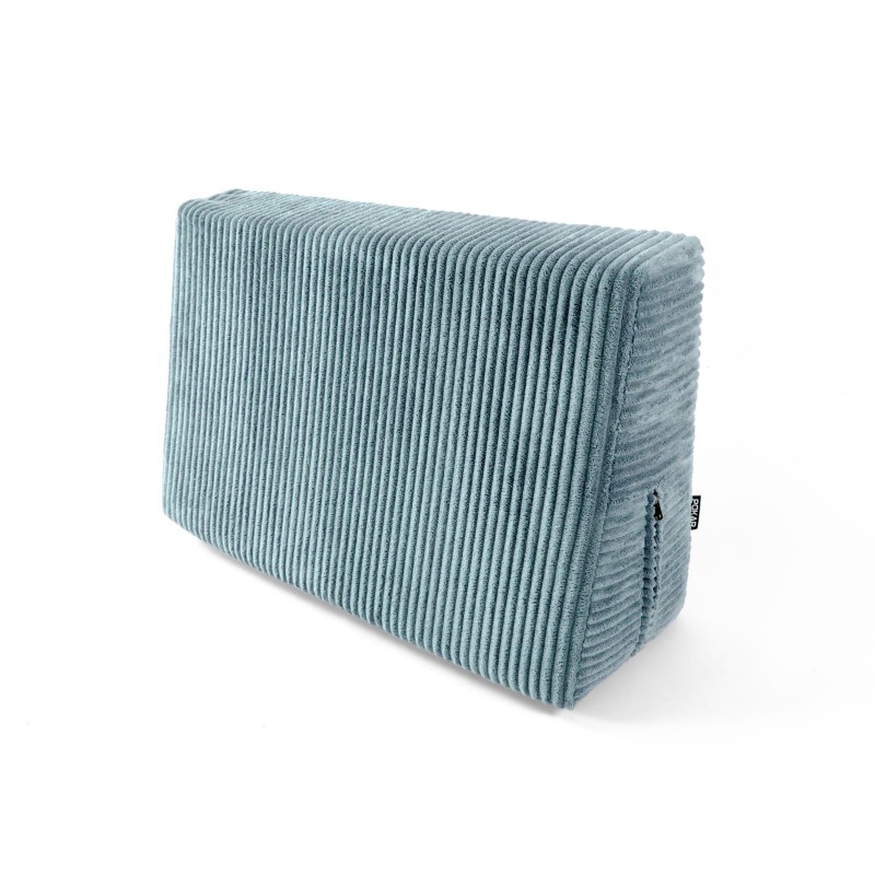 Seitenkissen für Paletten | Cordstoff | 60x40 cm | Farbe Blau